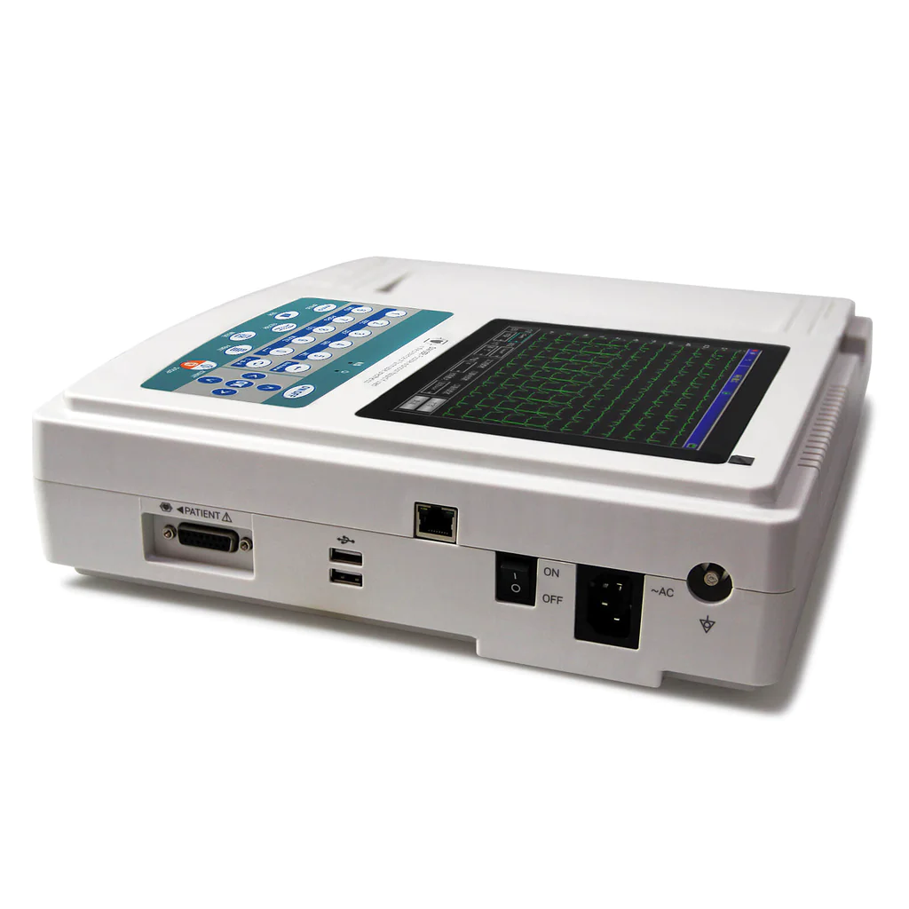 CONTEC Handheld Portable ECG Machine 12 lead 3/6/12 Channel  electrocardiograph Printer & Software 